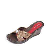 Skechers斯凯奇2012春夏古铜色女子坡跟凉鞋37802/B RN 39