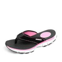 Skechers斯凯奇2012春夏黑色/粉红色女子SHAPE UPS健步凉鞋12460/BKHP 35