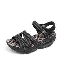 Skechers斯凯奇2012春夏黑色/深灰色女子SHAPE UPS健步凉鞋12341C/BKCC 35