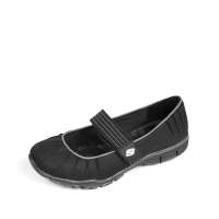 Skechers斯凯奇2012春夏黑色/碳灰色女子休闲单鞋22109/BKCC 38