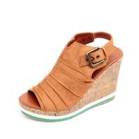 Skechers斯凯奇2012春夏棕色女子坡跟凉鞋38092C/CSNT 38