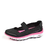 Skechers斯凯奇2012年春夏黑色女式健步鞋11742C/BKHP 37