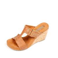 Skechers斯凯奇2012春夏沙色女子坡跟凉鞋47326C/T AN 38