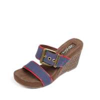 Skechers斯凯奇2012春夏深蓝女子坡跟凉鞋47327C/N VY 36