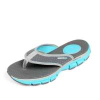 Skechers斯凯奇2012春夏碳灰/天空蓝女子SHAPE UPS健步凉鞋12460/CCTQ 38