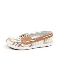 Skechers斯凯奇2012年春夏格子/自然色女式休闲单鞋47822/N AT 37