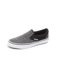 Skechers斯凯奇2012年春夏黑色/灰色男式休闲单鞋51094/BKGY 39.5