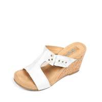 Skechers斯凯奇2012春夏白色女子坡跟凉鞋47326C/W HT 35