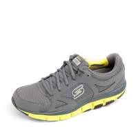 Skechers斯凯奇2012春夏层灰色/炫黄色男子SHAPE UPS健步鞋52201C/CCYL 43