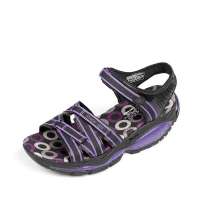 Skechers斯凯奇2012春夏黑色/紫色女子SHAPE UPS健步凉鞋12341C/BKPR 37