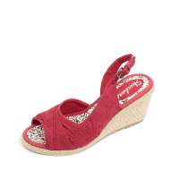 Skechers斯凯奇2012春夏红色女子坡跟凉鞋37830/R ED 37