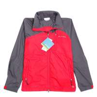 Columbia 哥伦比亚2012年春夏红色男子冲锋衣PM2496610 L