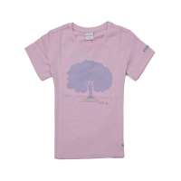 Columbia 哥伦比亚春夏粉色女款T恤LL6156635 S