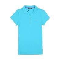 Skechers斯凯奇2012年春夏浅蓝女式短袖polo衫SAWS12121/LTBL S