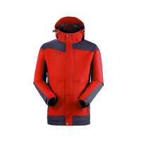 KingCamp 康尔健野 男款 户外防风防水 透气耐磨 防撕裂 冲锋衣KWA705红色 XXL