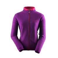 KingCamp 康尔健野 女款  冲锋衣内胆 防风保暖 透气舒适 抓绒夹克KWA707紫色 S