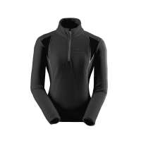 KingCamp 康尔健野 女款  冲锋衣内胆 防风保暖 透气舒适 抓绒夹克KWA709黑色 S