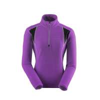 KingCamp 康尔健野 女款  冲锋衣内胆 防风保暖 透气舒适 抓绒夹克KWA709紫色 XL