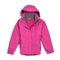 KingCamp 康尔健野 秋冬 女款防风防水两件套冲锋服KW9004(玫红) XL