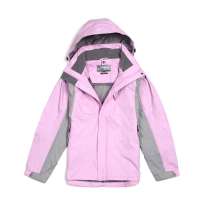 KingCamp 康尔健野 秋冬 女款防风防水透气冲锋服KW9003(藕荷色) M