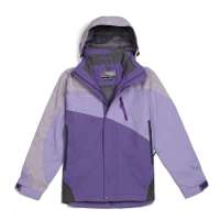 KingCamp 康尔健野 秋冬 女款防风防水透气冲锋服KW9007(藕荷色) L