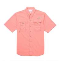 Columbia 哥伦比亚春夏粉橙色男款衬衫PM7729677Y XL