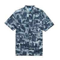 Columbia 哥伦比亚春夏深蓝色男款衬衫PM7737425Y XL