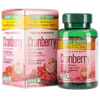 自然之宝 Nature s Bounty蔓越莓浓缩提取物软胶囊(60粒)