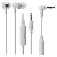 铁三角入耳式通话耳机ATH-CK313IS WH