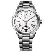 FEELS传奇达芬奇F8130.21.03.126.00白盘钢带石英表