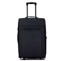 carany卡拉羊拉杆箱24吋商务超大容量男女拉杆箱旅行箱C89014-24黑色