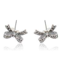 金陵十二钗 925银复古女士耳饰bye0024
