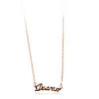 金陵十二钗 925纯银字母项链hmgn0019