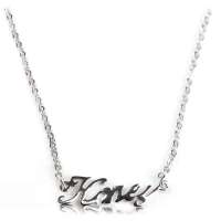 金陵十二钗 S925纯银字母时尚项链hmgn0021