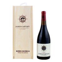澳大利亚詹姆士船长西拉干红葡萄酒2005 木盒装