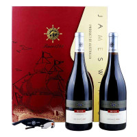 澳大利亚詹姆士BIN18西拉干红葡萄酒2009 双支装礼盒