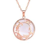 艾瑞卡银饰 925纯银 龙凤呈祥情侣项链 时尚猫