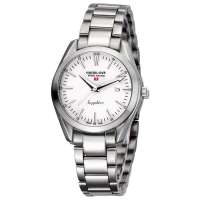 汉爱商务休闲防水手表H4.5705G白面钢带