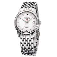 汉爱简约条钉面全自动机械男士手表H5.6832G白面钢带