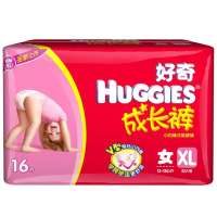 好奇(Huggies)标准装成长裤女宝宝XL16片