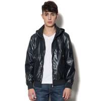 SPORTICA斯波帝卡男士轻薄防风连帽夹克273119墨绿色(XL)