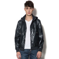 SPORTICA斯波帝卡男士轻薄防风连帽夹克273119墨绿色(XXL)