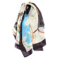 SKT优雅世界雪纺大方巾140YF3108-4米色