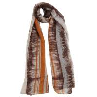 SKT纱罗大长巾SL003C咖啡色