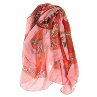 SKT金质匕首雪纺大方巾140YF3105-5红色