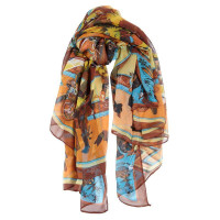 SKT原始盛宴雪纺大方巾140YF3101-3咖啡色