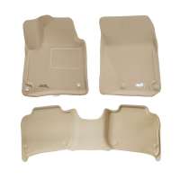 3D神爪卡固保时捷10~12年款卡宴/10~12款途锐共版（专车专用）米色 汽车脚垫