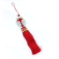 爱图腾 精品中国结汽车挂饰 汽车挂件 挂饰 车饰 车内饰品  招财貔貅