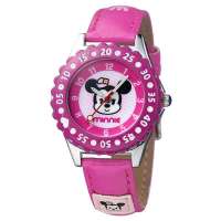 迪士尼Mickey米奇玫红色手表卡通儿童DC-54003J