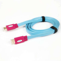 Z-TEK力特2M HDMI1.4扁平音视频连接线